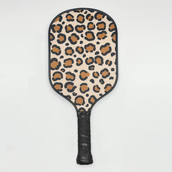 Cheetah Print Pickleball Paddle