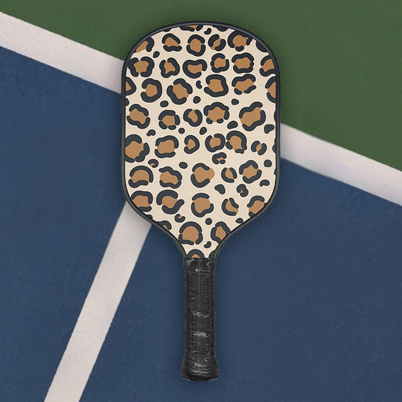 Cheetah Print Pickleball Paddle