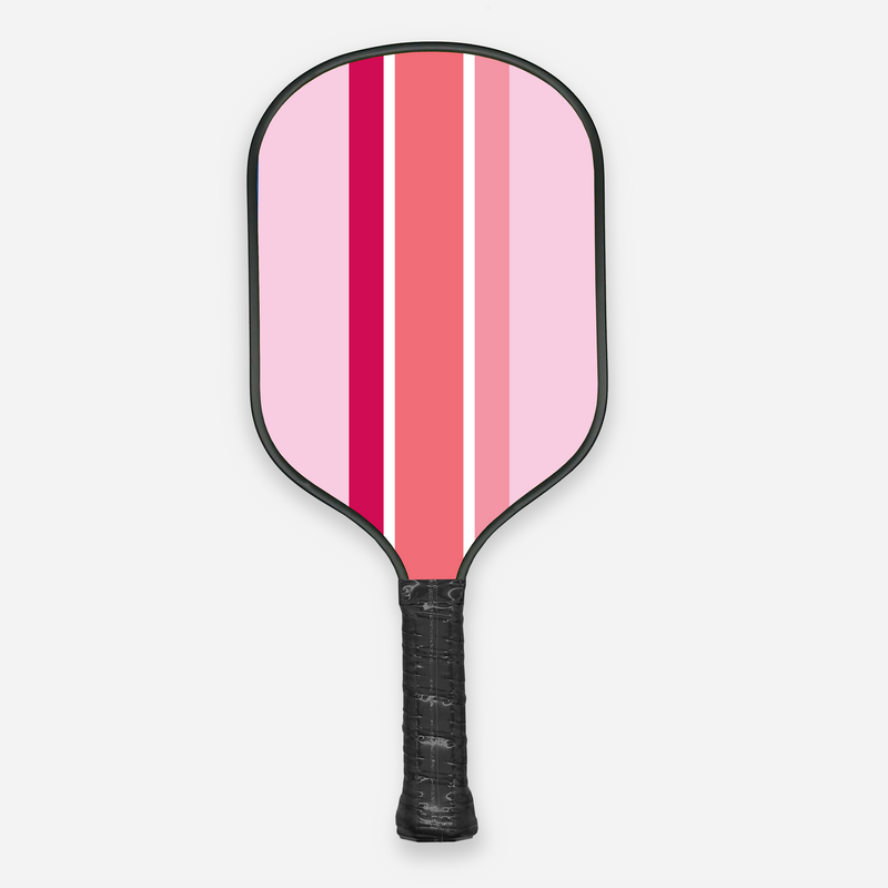 Striped Pickleball Paddle - Pink
