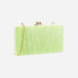 Lime Two Tone Convertible Clutch