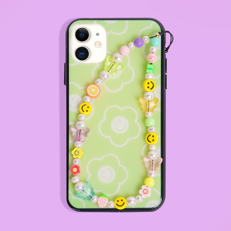 pastel butterfly phone charm